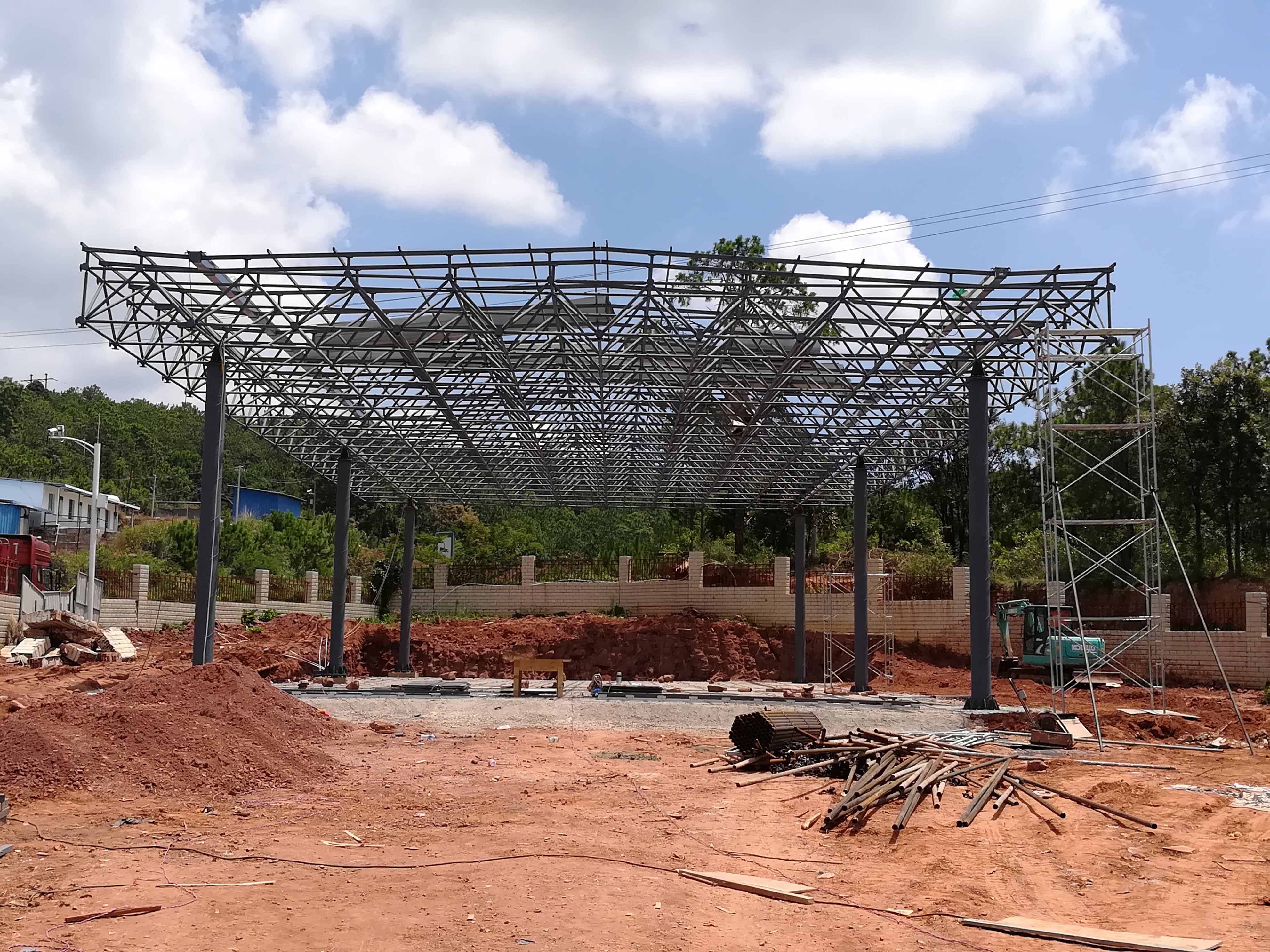 汕尾加油站网架屋面