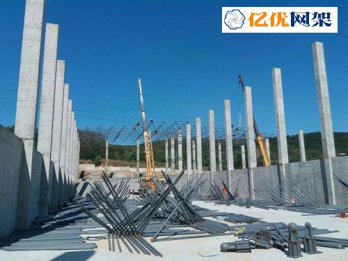 汕尾料棚网架设计