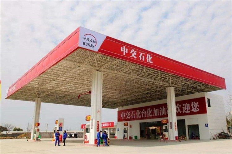 汕尾加油站钢结构网架案例6